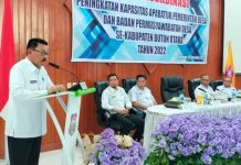 Bupati Butur Ridwan Zakariah Buka Rakor Peningkatan Kapasitas Perangkat Desa