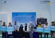 Bank Sultra Kembali Serahkan Bantuan CRS Ratusan Juta kepada Masyarakat