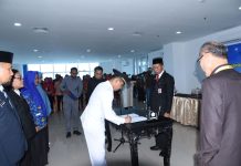 Asmawa Tosepu Lantik Ratusan Pejabat Lingkup Pemkot Kendari
