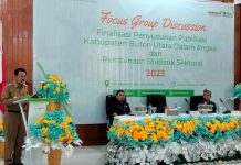 Pemkab Butur Gelar FGD Finalisasi Penyusunan Publikasi Dalam Angka