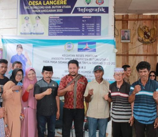 Serap Aspirasi Konstituennya, Anggota DPRD Butur Nasri Reses di Kecamatan Bonegunu dan Kulbar