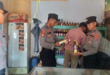 Operasi Pekat Anoa 2023, Polres Konawe Utara Sita Puluhan Botol Miras
