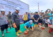 Pembangunan Jembatan Penghubung Desa Langere-Tanah Merah Butur Resmi Dimulai, Anggarannya Rp 31,94 Miliar