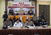 Polres Konawe Utara Tangkap Empat Pengedar dan Sita 147, 5 Gram Sabu