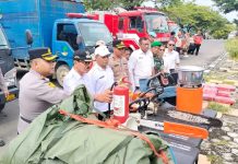 Bupati Butur Pimpin Apel Gelar Pasukan dan Cek Pelengkapan Tanggap Bencana