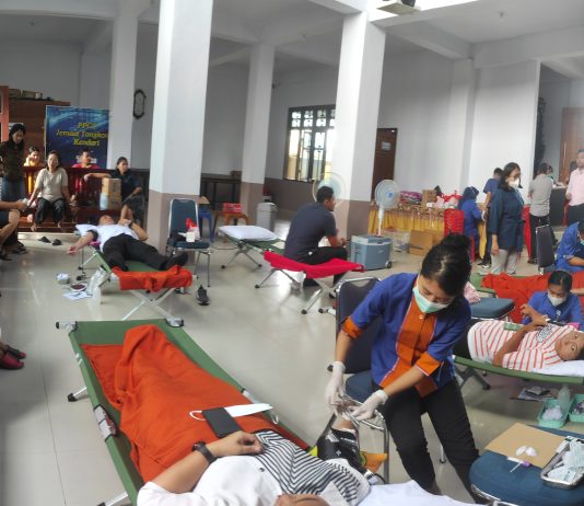 Masyarakat Toraja di Kota Kendari Gelar Donor Darah