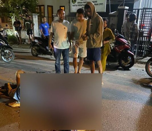 Kecelakan di Baubau Motor Tabrak Motor, 2 Orang Alami Luka-Luka
