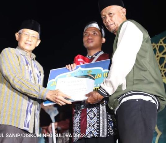 Wagub Sultra Tutup Secara Resmi PTQ LPP RRI ke-53