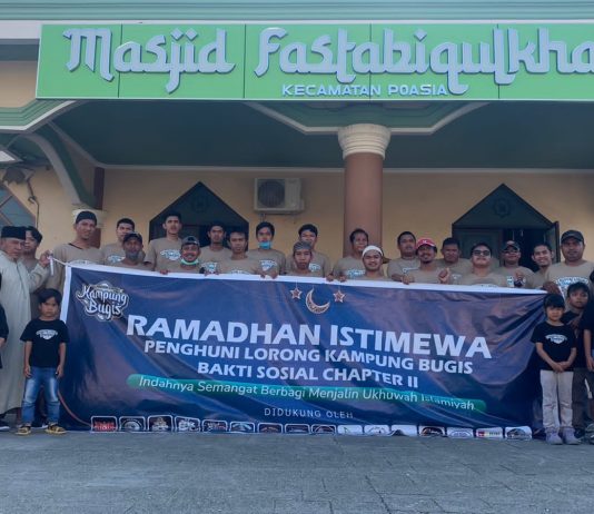 Organisasi Kepemudaan Kampung Bugis di Kendari Gelar Baksos di Bulan Ramadan