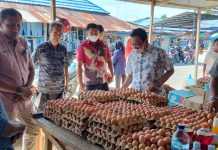 Bupati Butur Bersama TPID Tinjau Harga Bahan Pokok Jelang Hari Raya IdulFitri 1444H