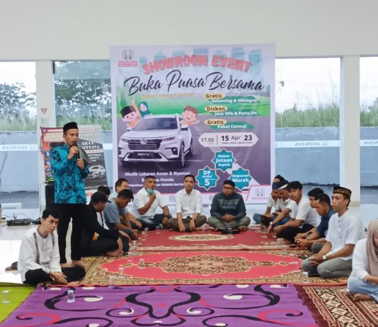Buka Puasa Bersama Customer dan Karyawan, Honda Cahaya Gratia Kendari Tawarkan Promo Spesial DP Murah