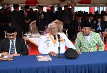 Audiense dengan Kades, Lurah dan Camat se-Sultra, Ali Mazi Beberkan Peningkatan Indeks Desa Membangun