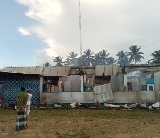 Kantor Dinas PUPR Mubar Ludes Dilalap Api, Tidak Ada Dokumen Terselamatkan