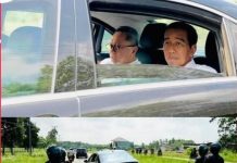 Kunjungi Lampung, Jokowi Lewat Jalan Rusak yang Viral