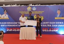 Jajaki Pemberdayaan SMK dan UMKM, Kadin Bersama Dikbud Sultra Sepakat Produksi Seragam Sekolah