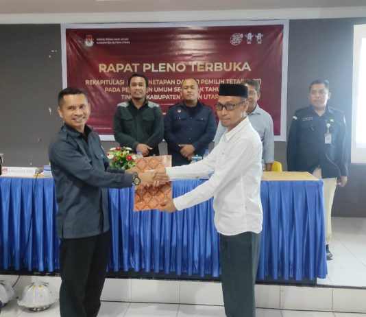 KPU Butur Tetapkan DPT 48.817 Pemilih, Masyarakat Diharap Proaktif Cek Namanya