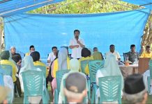 Ihsan Taufik Ridwan Serap Aspirasi Warga Desa Wansugi Kecamatan Kabangka