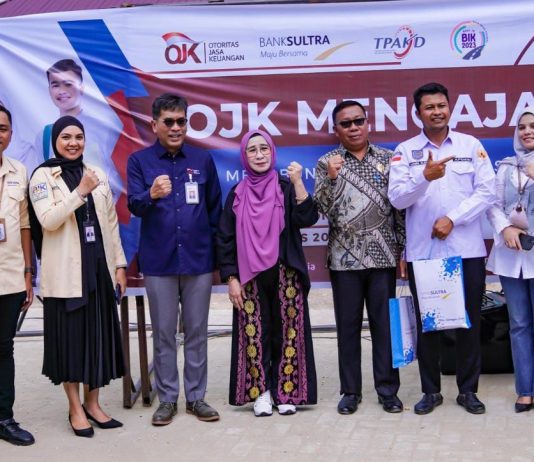 OJK dan Bank Sultra Buatkan Rekening Simpel 252 Siswa MTSN 1 konsel