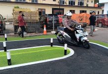 Permudahkan Masyarakat Buat SIM C, Sat Lantas Polresta Kendari Resmikan Ujian Praktik Terbaru