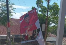 Balihonya Dirusak OTK, Caleg PDIP Ishak Ismail : Kedepankan Politik Santun