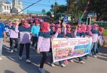 Ribuan Alumni Dan Pelajar Ikut Jalan Santai di HUT SMAN 1 Kendari Ke-61