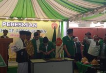 Sekjen Abdul Rochman Resmikan Graha Gerakan Pemuda Ansor Sulawesi Tenggara