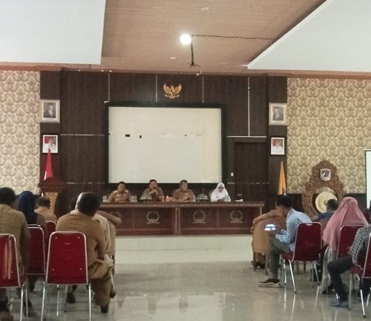 Sambut Hari Bersih se-Dunia, Pemda Muna Gelar Rapat Kordinasi Bersama Dinas Lingkungan Hidup