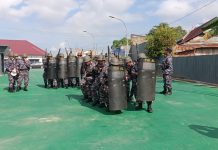 Prajurit Lanal Kendari Laksanakan Uji Terampil Glagaspur Pangkalan