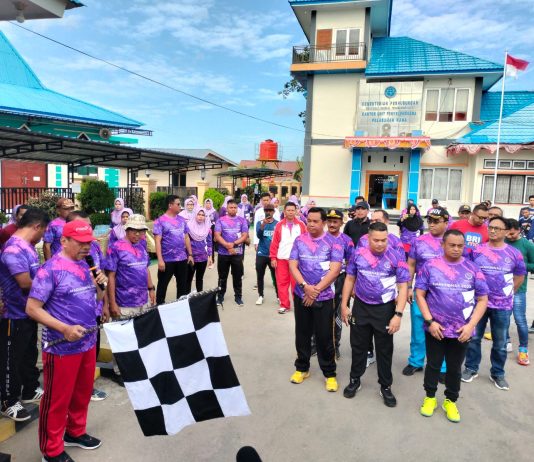 Usung Tema Melaju Untuk Transportasi Maju, KUPP II Raha Gelar Jalan Santai Peringati Harhubnas ke-53