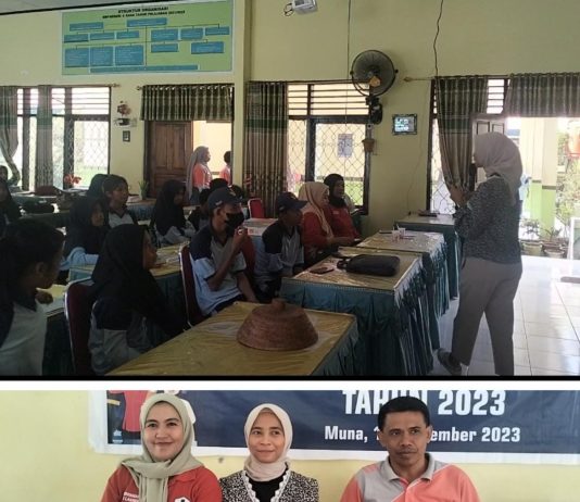 Puskesmas Sugi La Ende Lakukan Penyuluhan Kesehatan di SMP Negeri 4 Raha