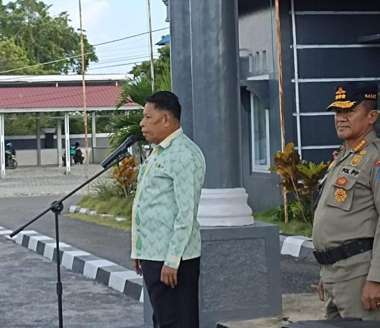 Pimpin Apel Konsolidasi Kesiapan Satpol PP Butur, Ahali Tekankan Optimalisasi Pelaksanaan Tugas