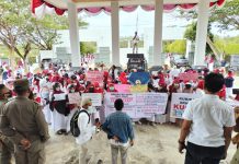 Kecewa Dengan Jumlah Kuota PPPK Kesehatan, Puluhan Nakes Di Muna Gelar Unjuk Rasa