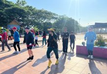 Pj. Gubernur Sultra Menyapa Warga dengan Berolah Raga