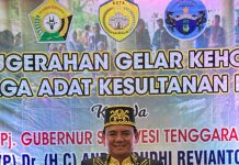 Berkarakter Adat, Pj. Gubernur Sultra Pimpin HUT Kota Baubau