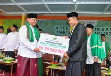 Pj Gubernur Sultra Ajak para Santri sebagai Fondasi dan Pilar Kekuatan Bangsa untuk Teladani Semangat Ulama