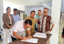Bupati Butur dan KPU Tandatangani NPHD Pilkada 2024