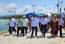 Bupati Butur Hadiri Launching Penyeberangan Ferry Sawaea-Labuan