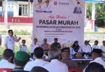 Tekan Inflasi, Pemda Butur Dan Perum Bulog Gelar Pasar Murah