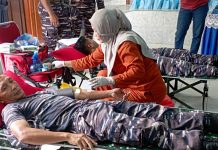 Sambut Hari Armada RI, Lanal Kendari Gelar Donor Darah