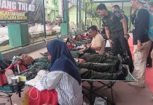 Korem 143/HO Gelar Donor Darah Peringati Hari Juang TNI AD