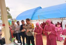 Tingkatkan Literasi Generasi Muda, Kapolres Muna Resmikan Taman Baca Tantya Sudhirajati