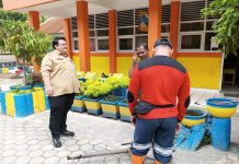 Cegah Wabah DBD, FPRB Sultra Lakukan Fogging Dua Sekolah di Kota Kendari