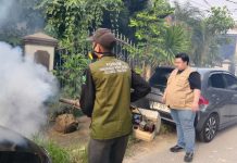 Lindungi Warga dari Penyakit DBD, FPRB Sultra Kembali Lakukan Fogging di Kota Kendari