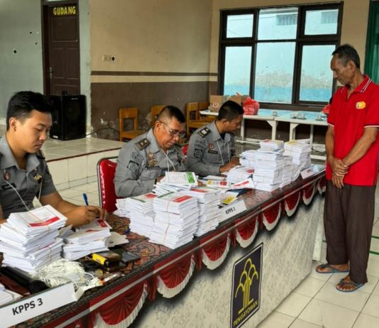 Warga Binaan Rutan Unaaha Antusias Gunakan Hak Pilihnya pada Pemilu 2024