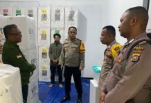 Wakapolres Buton Pantau Pengamanan di Kantor PPK Kecamatan Lasalimu Selatan