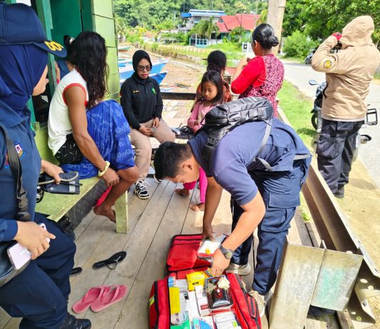 Biddokkes Polda Sultra Patroli Kesehatan Siaga Bencana Banjir di Kendari