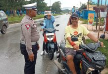 Ops Keselamatan Anoa 2024, Satgas Gakkum Tekankan Penggunaan Helm Standar