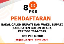 Pilkada 2024, DPD PKS Butur Buka Pendaftaran Bakal Calon Bupati dan Wakil