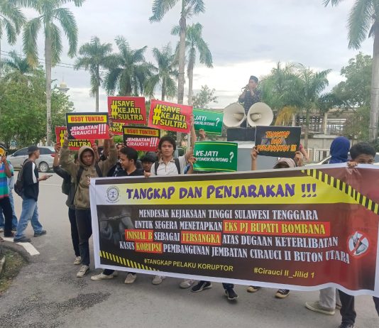 Kejati Sultra Didesak Tahan Burhanuddin Terkait Kasus Jembatan Cirauci II di Butur