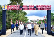 Presiden Jokowi Resmikan 22 Ruas Jalan di Sultra